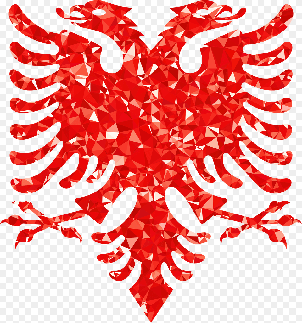 Ruby Double Headed Eagle Clip Arts Albanian Flag Clipart, Leaf, Plant, Accessories, Paper Free Png Download