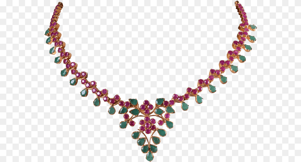 Ruby Emeralds Necklace Designs, Accessories, Jewelry, Diamond, Gemstone Png Image