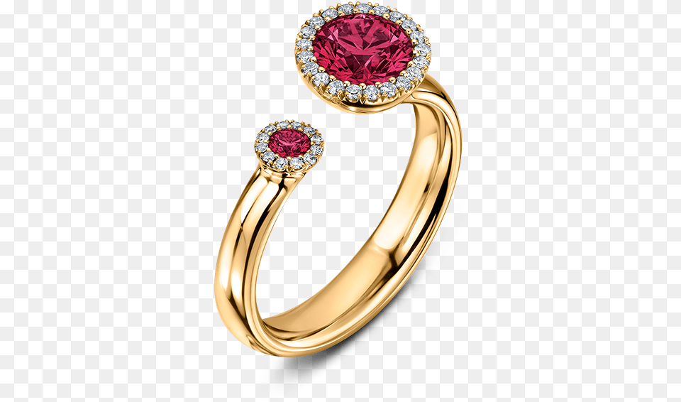 Ruby Engagement Rings Satellite Diamond Ring, Accessories, Jewelry, Gemstone, Gold Png