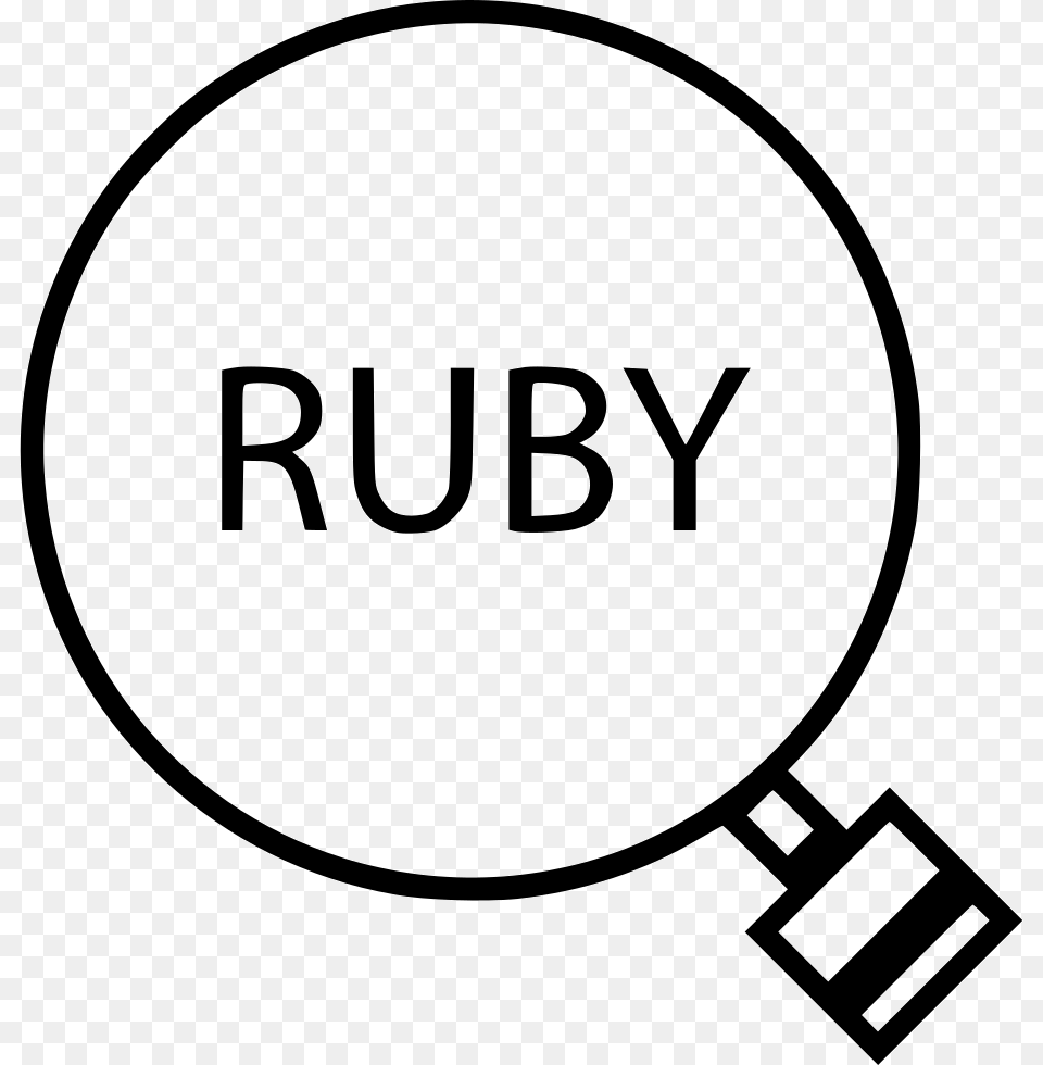 Ruby Find Programming Circle, Stencil, Smoke Pipe Free Png Download