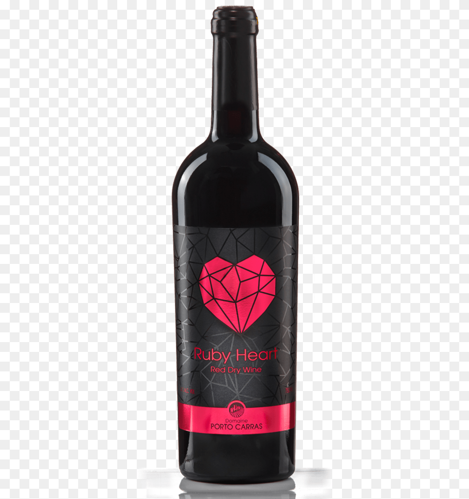 Ruby Heart Domaine Porto Carras Wine, Alcohol, Red Wine, Liquor, Beverage Free Png Download