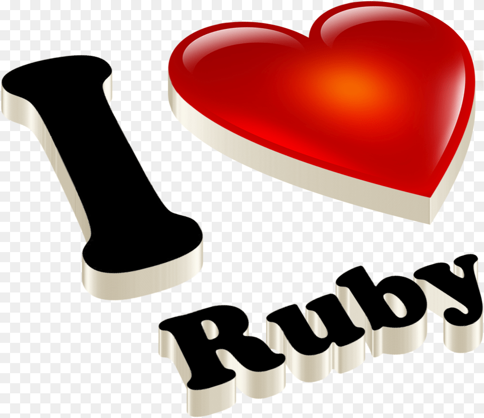 Ruby Heart Name Transparent Free Png