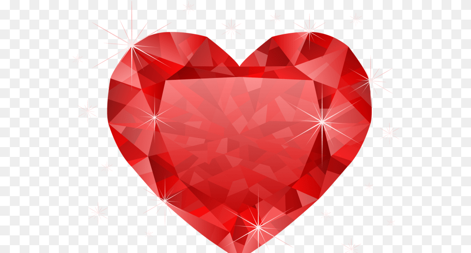 Ruby Heart Wallpaper Hd Red Crystal Heart, Accessories, Diamond, Gemstone, Jewelry Free Png
