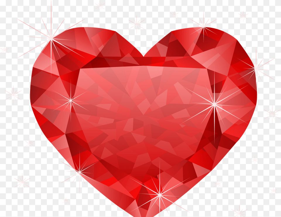 Ruby Heart Wallpaper Hd Red Heart Diamond, Accessories, Gemstone, Jewelry Free Png