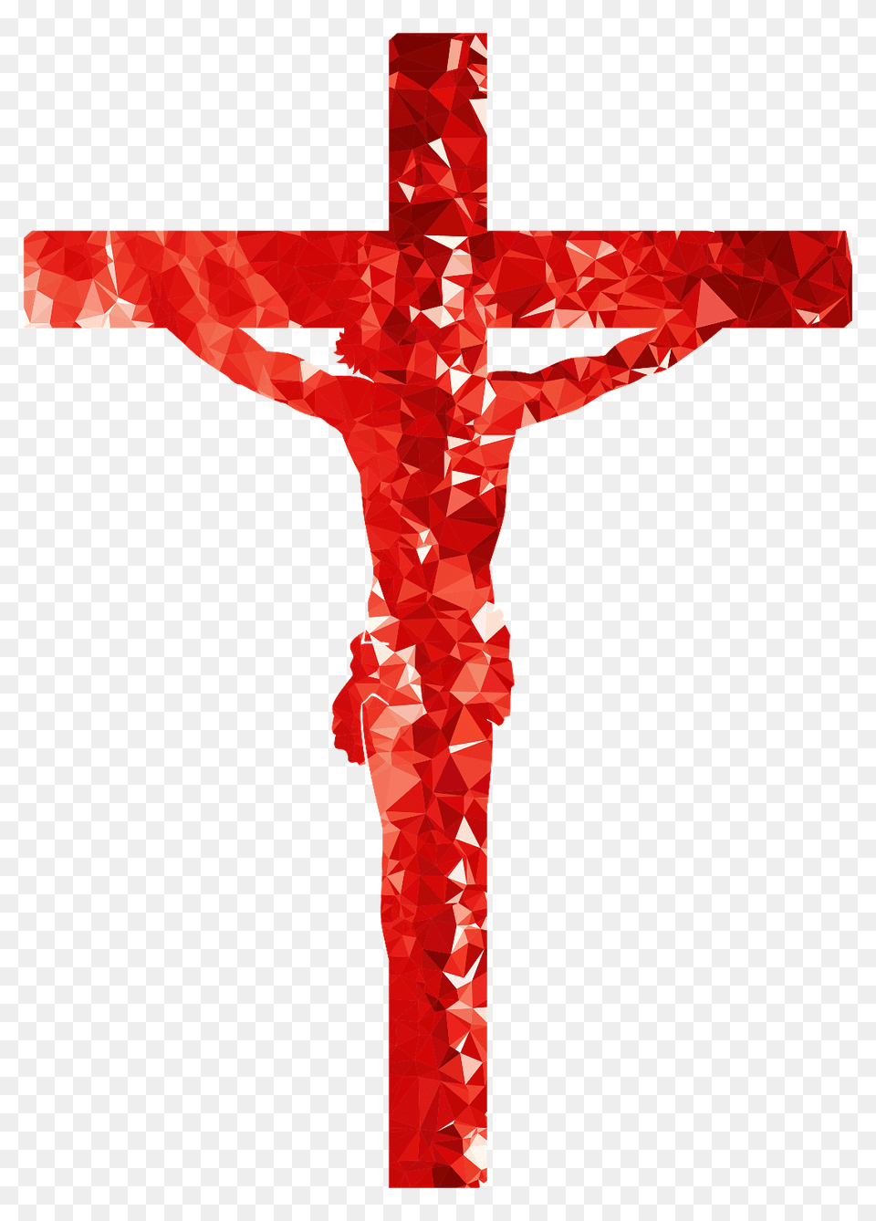 Ruby Jesus On The Cross, Symbol, Paper Free Png