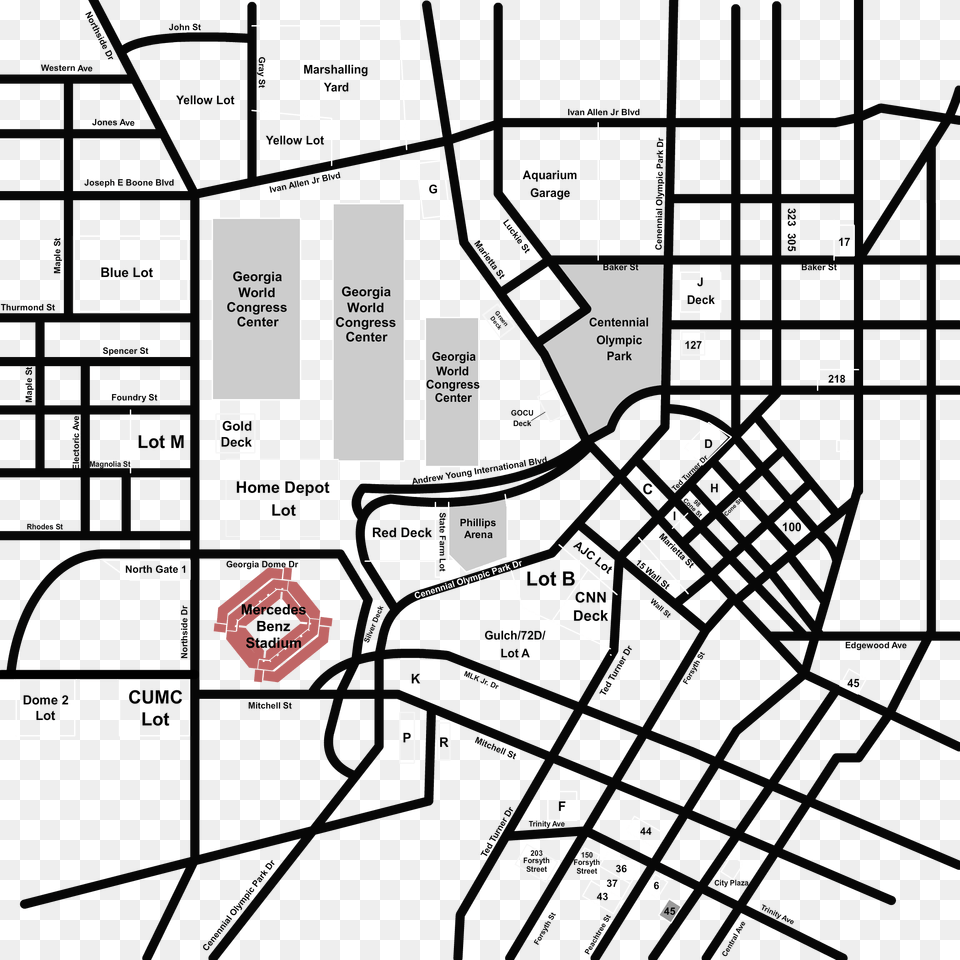 Ruby Lot Mercedes Benz Stadium, Chart, Diagram, Plan, Plot Png Image