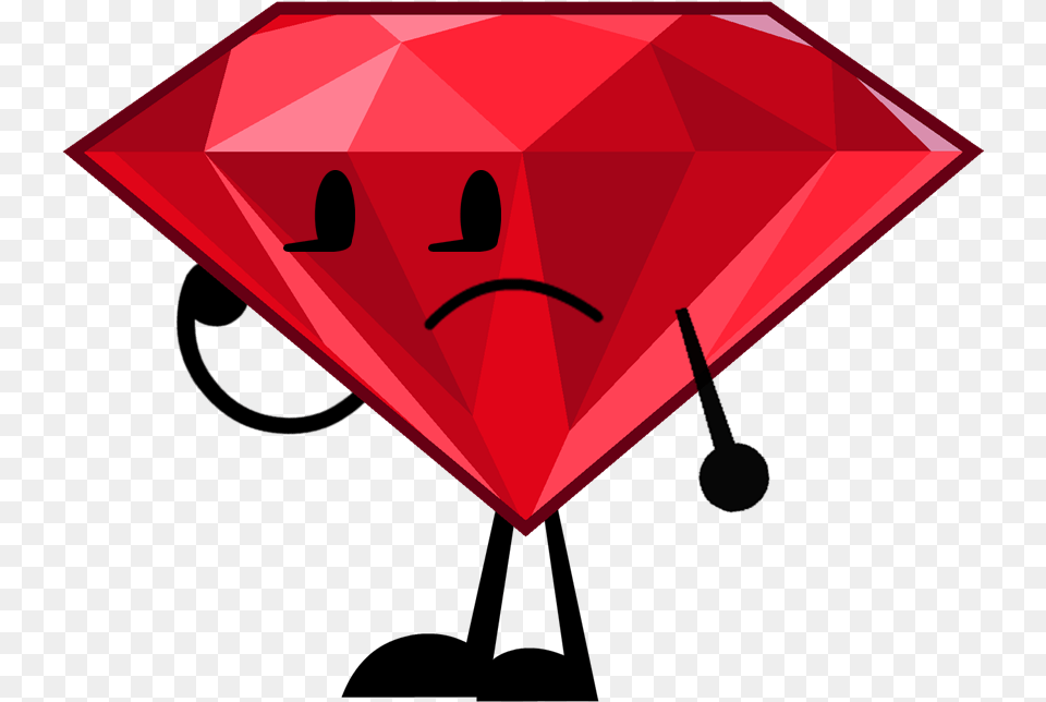 Ruby Pose Bfdi Ruby Rfvp Pose, Accessories, Diamond, Gemstone, Jewelry Free Png Download