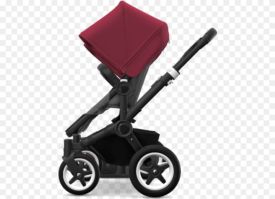 Ruby Red Bugaboo Donkey Duo Grey Melange, Stroller, Wheel, Machine, E-scooter Png