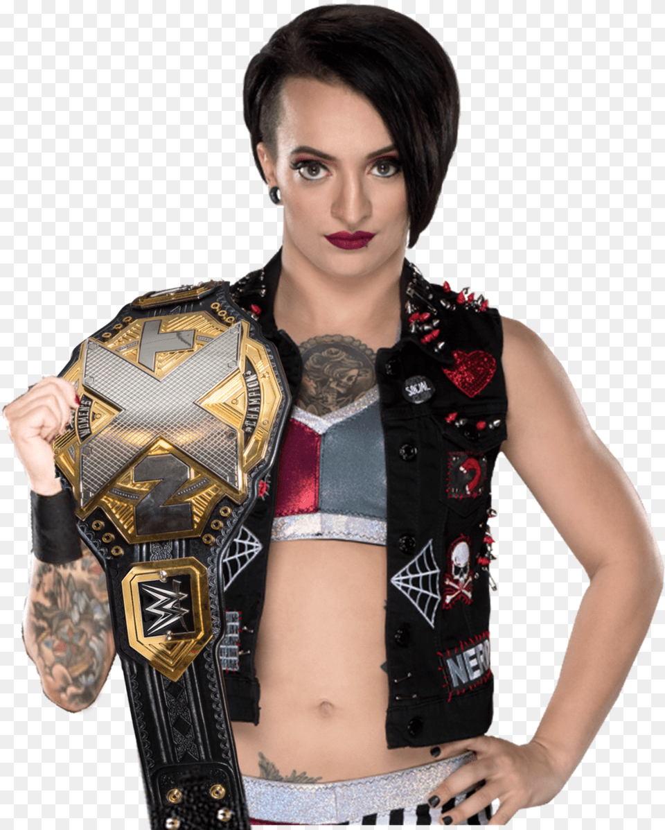 Ruby Riott Women39s Championship, Adult, Vest, Tattoo, Skin Free Png Download