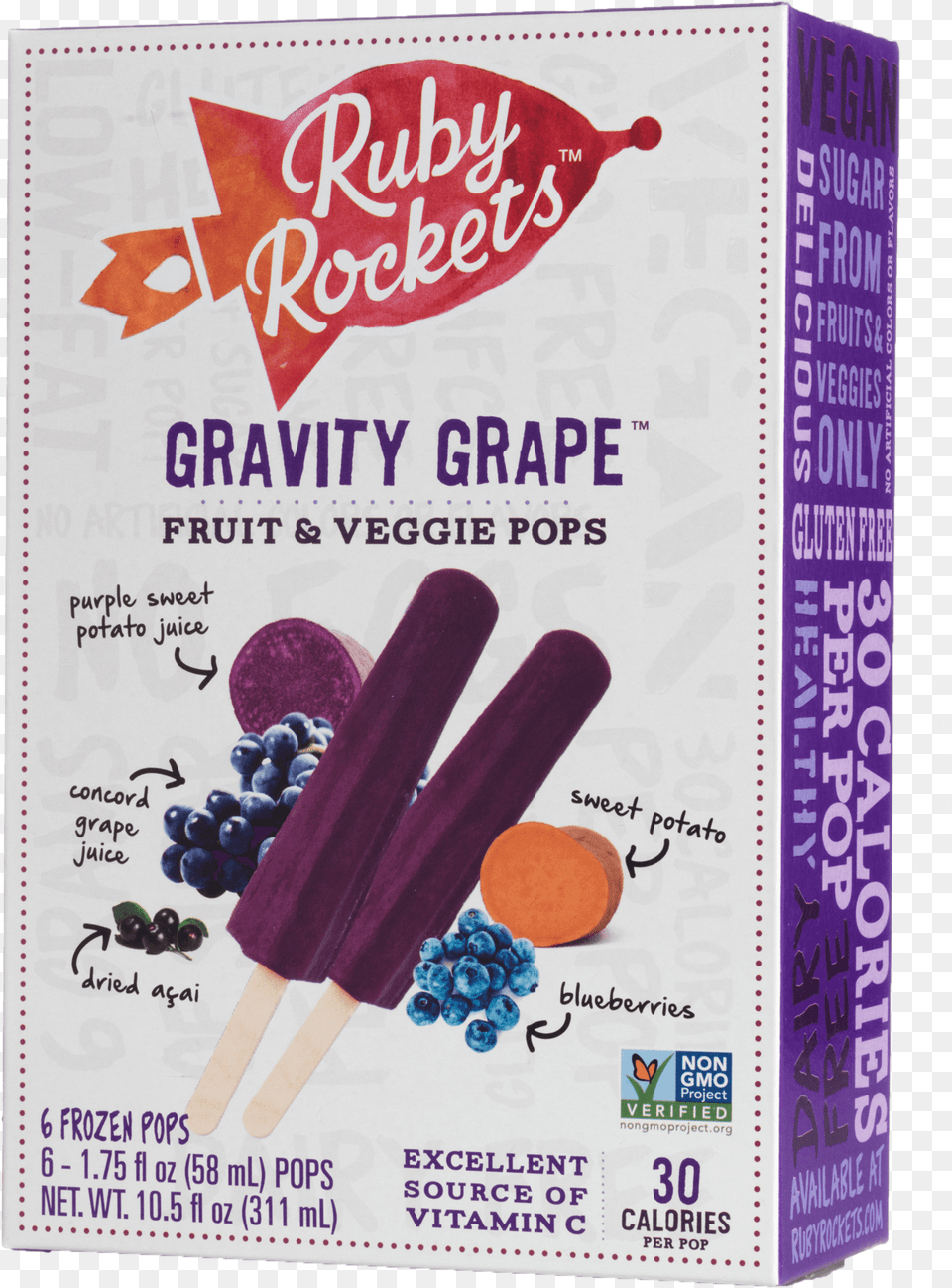 Ruby Rockets Fruit And Veggie Pops, Food Free Png