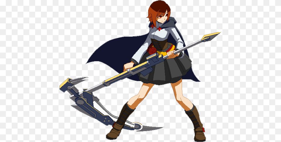 Ruby Rose Bbtag Sprite, Book, Comics, Publication, Person Free Png Download
