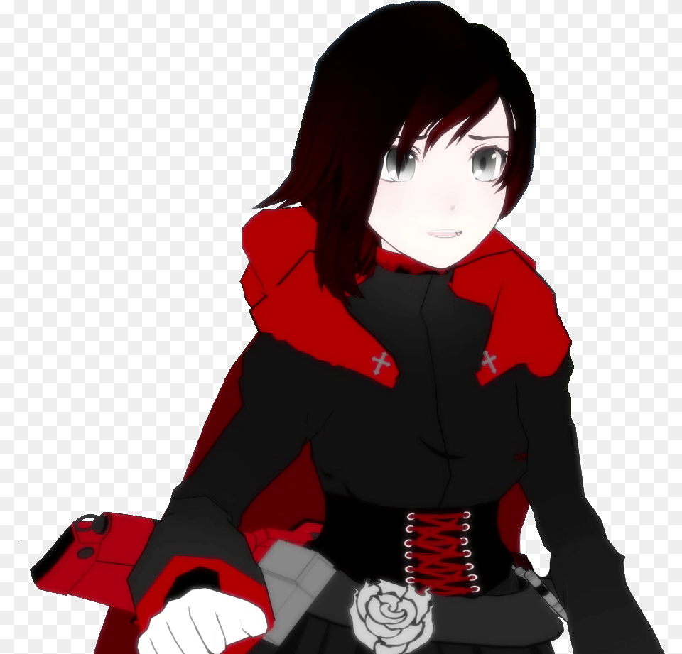 Ruby Rose Clipart Transparent Library Rwby Rose, Publication, Book, Comics, Adult Free Png Download