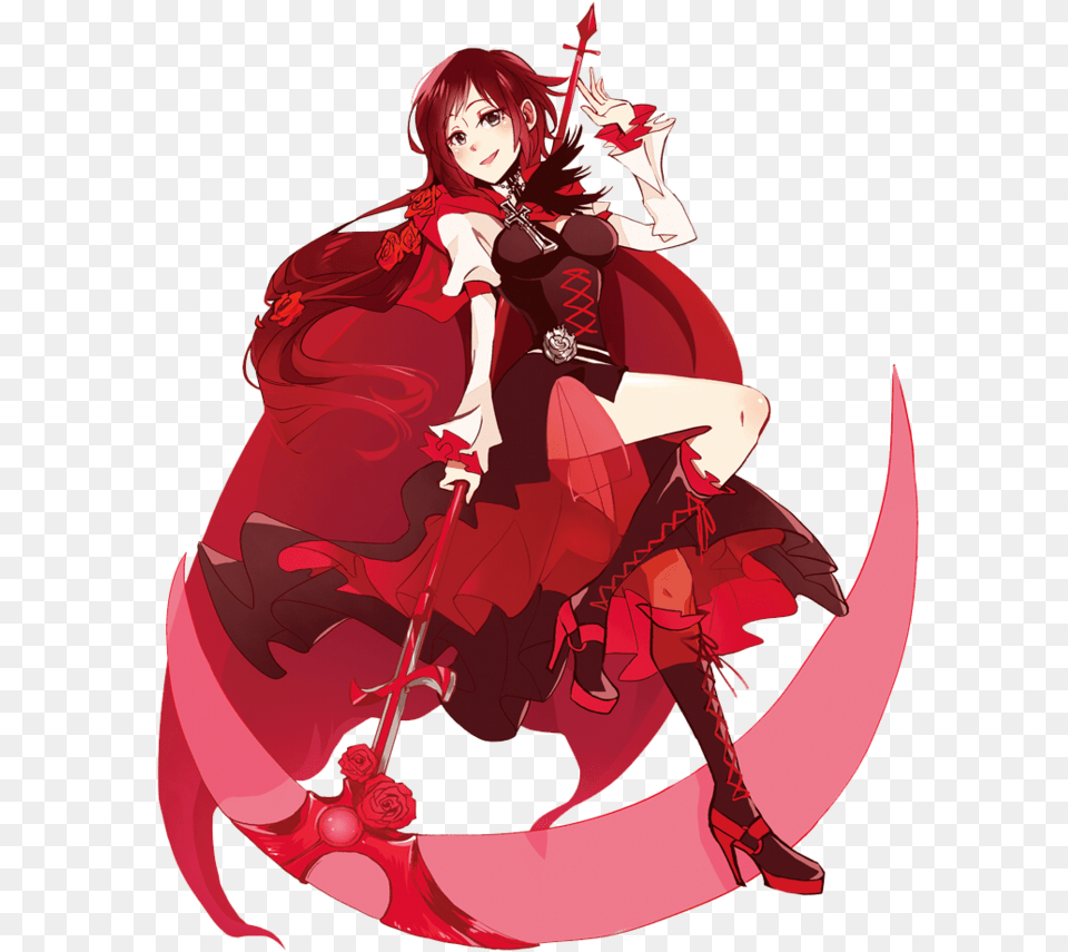 Ruby Rose Outfits Rwby, Adult, Person, Female, Woman Free Png