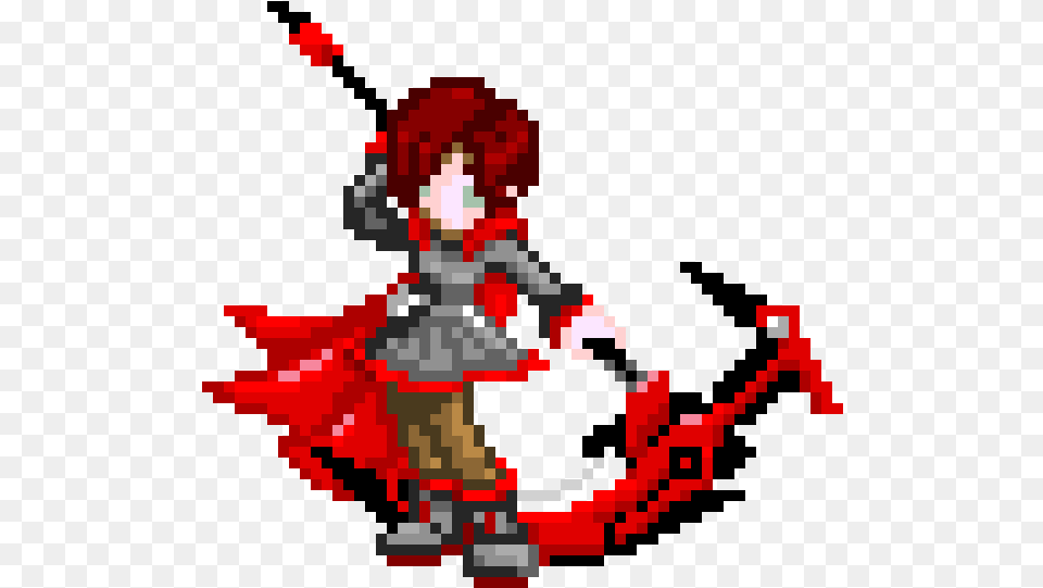 Ruby Rose Pixel Art, Book, Comics, Publication, Electronics Png Image