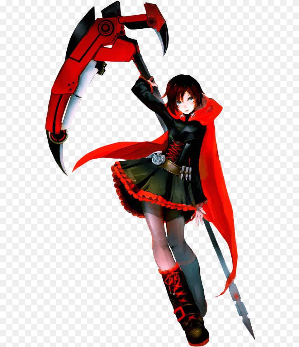 Ruby Rose Ruby Rose Rwby Body, Book, Publication, Clothing, Comics Png Image
