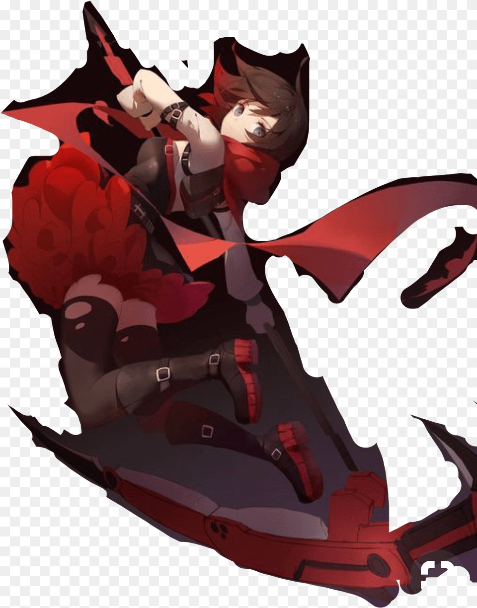 Ruby Rose Rwby Anime Girl Wallpaper Phone 4k, Adult, Person, Man, Male Png