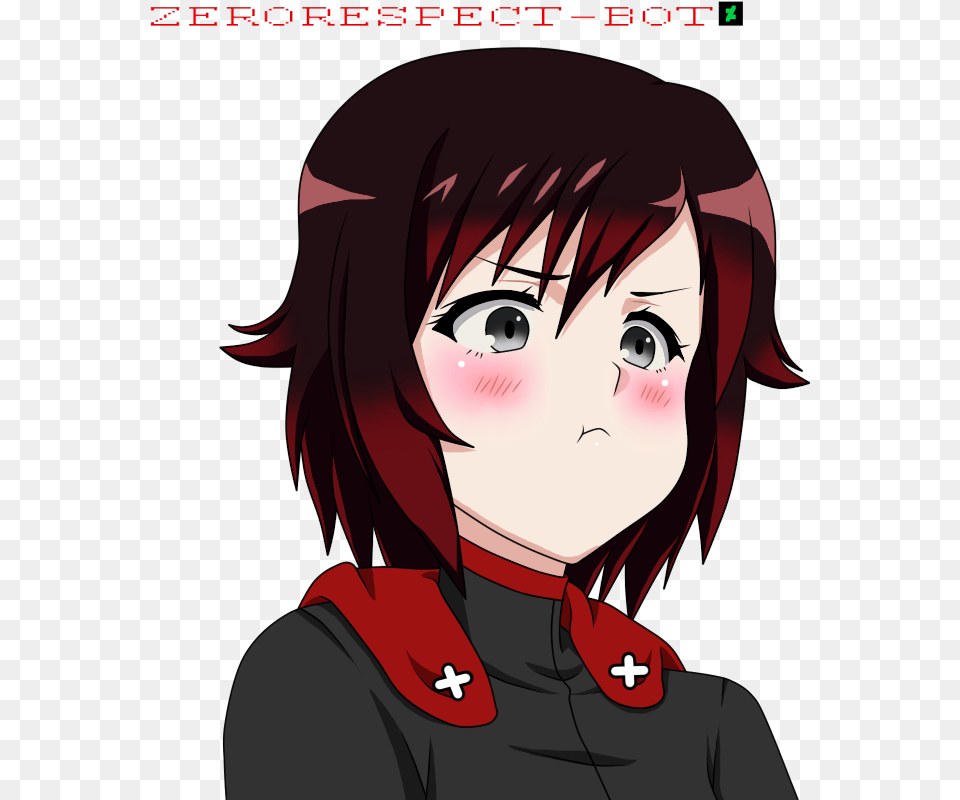 Ruby Rose Rwby Pout, Book, Comics, Publication, Adult Free Png