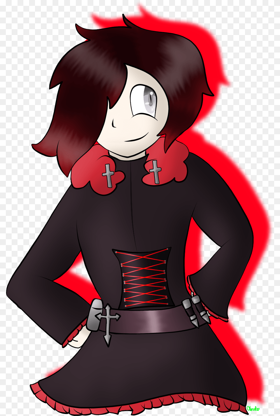 Ruby Rwby Ruby Rose Rwby Above Thestorm Another Firealpaca Cartoon, Adult, Publication, Person, Female Free Transparent Png