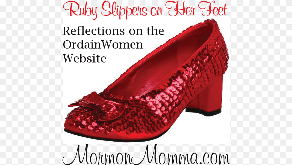 Ruby Slippers On Her Feet Funtasma Dorothy 01 Womens Red Sequins Pumps Shoes, Clothing, Footwear, High Heel, Shoe Free Png Download