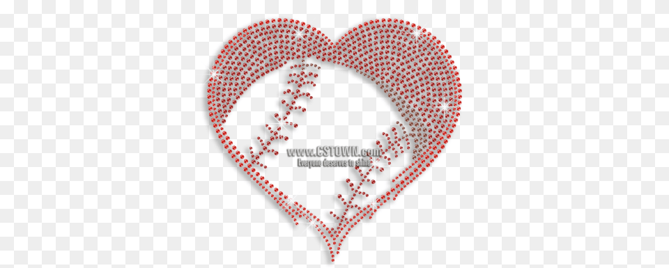 Ruby Softball Fan Heart Iron On Rhinestone Transfer Softball, Chandelier, Lamp, Pattern, Accessories Free Transparent Png