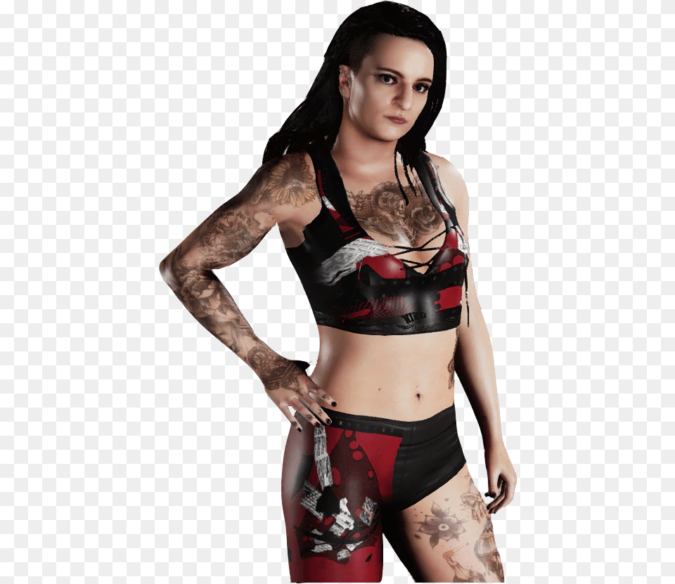 Rubyriot Riotsquad Wwe Wwewomen Wwesuperstars Girl, Person, Skin, Tattoo, Adult Free Png