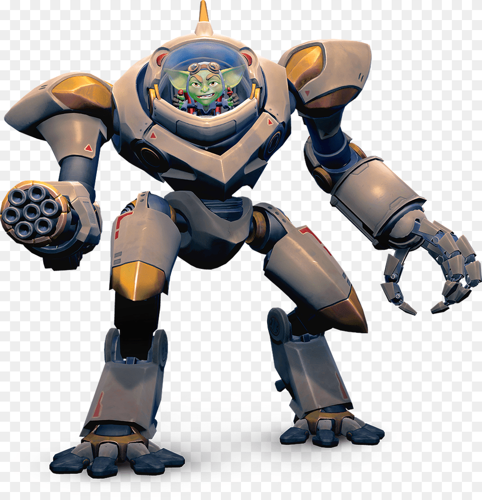 Ruckus Paladins, Robot, Adult, Male, Man Free Png Download