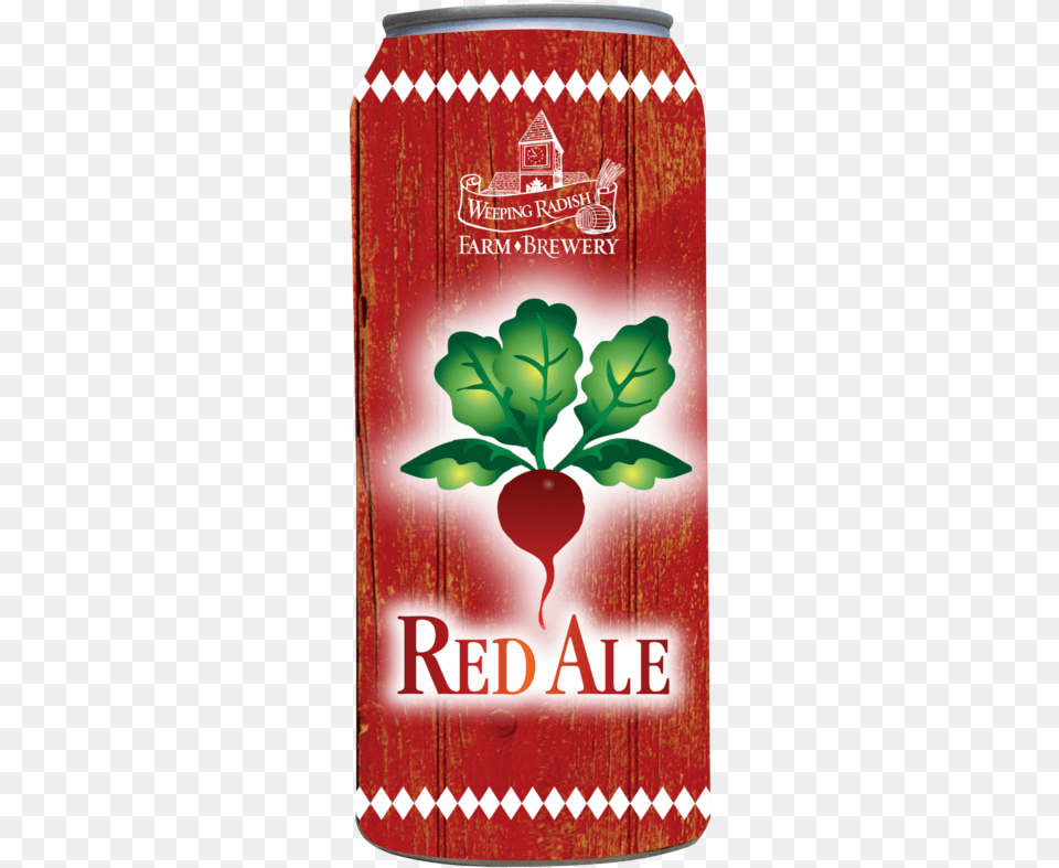 Ruddy Radish Beer Red Ale, Can, Tin, Food, Produce Free Transparent Png