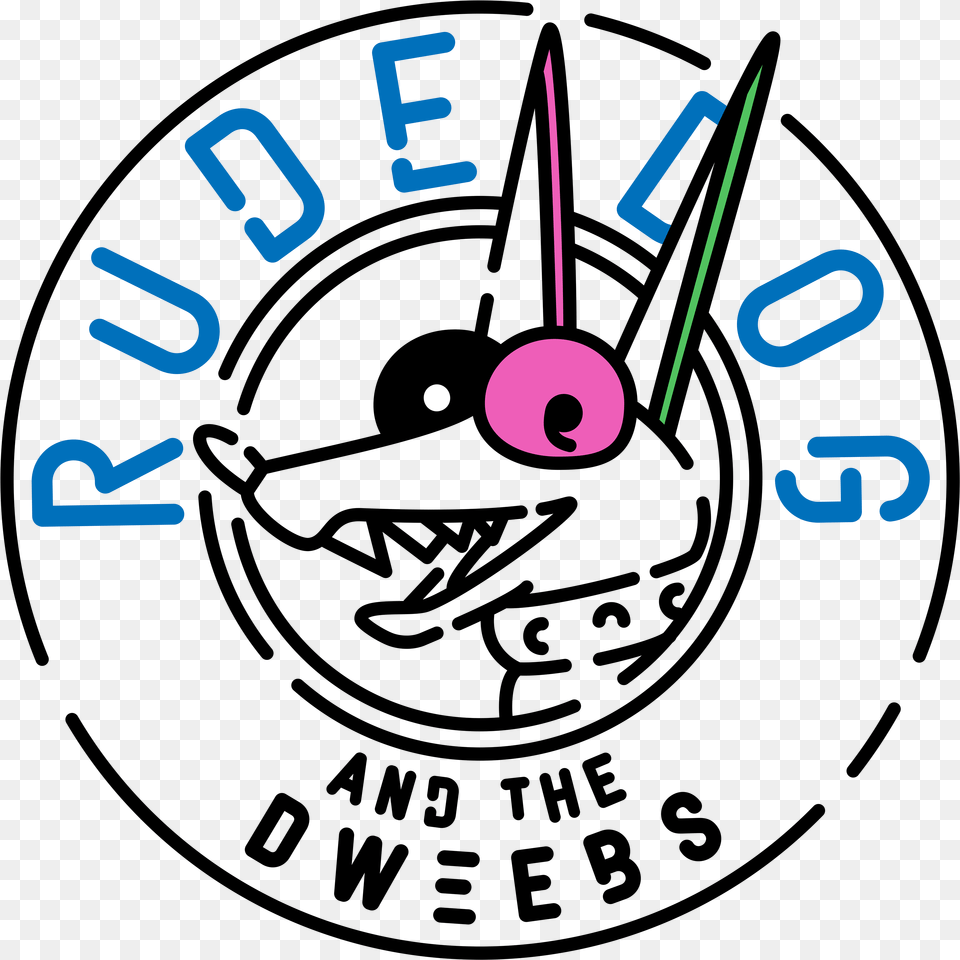 Rude Dog And The Dweebs Logo, Gauge, Text, Analog Clock, Clock Free Transparent Png