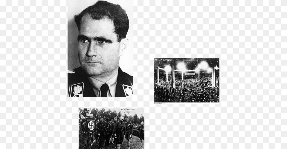 Rudolf Hess Was Born In 1894 And Dead In Rudolf Hess, Adult, Art, Person, Collage Free Transparent Png
