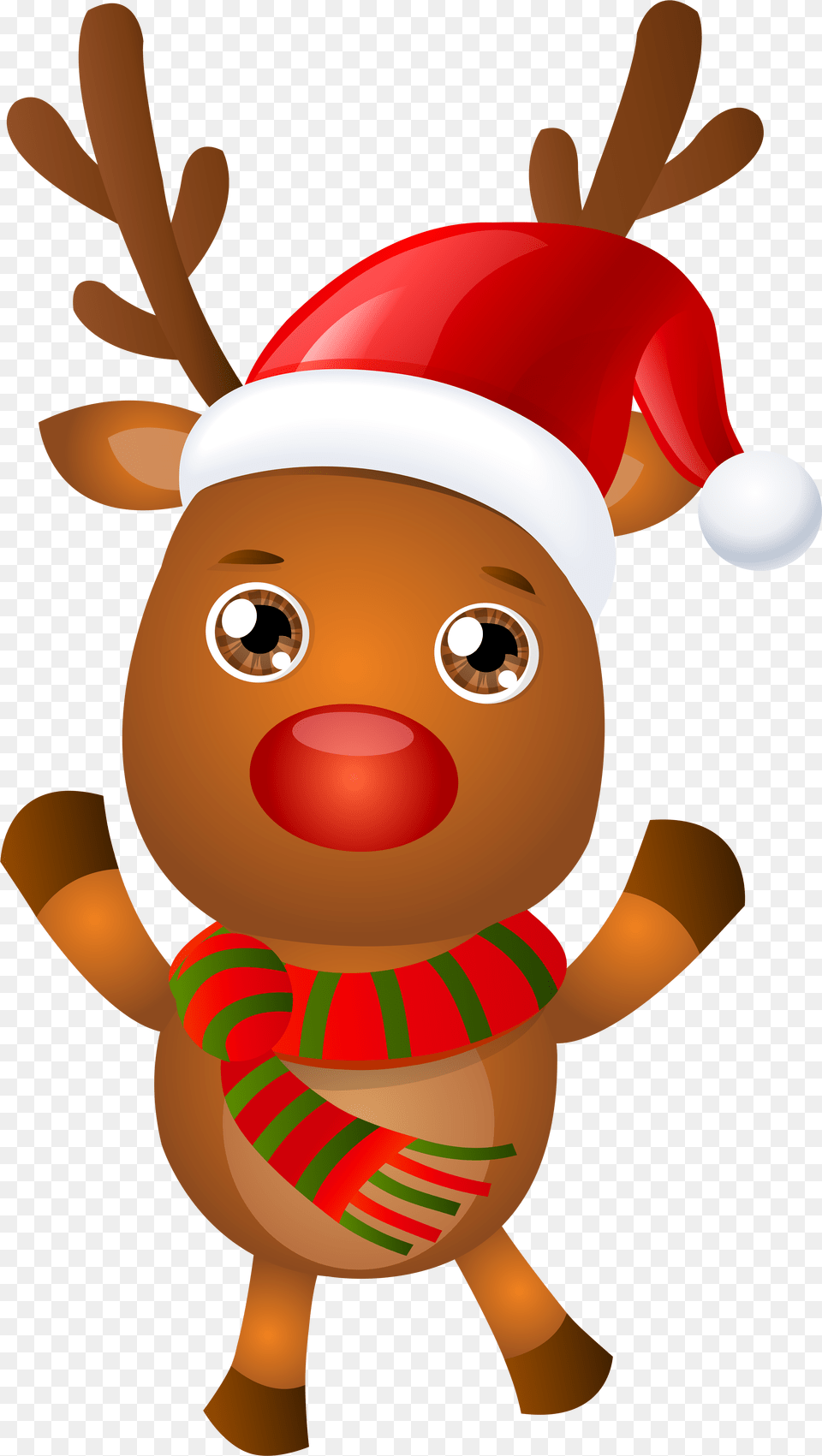 Rudolph Christmas Clipart Transparent Rudolph Reindeer, Elf, Nature, Outdoors, Snow Png Image