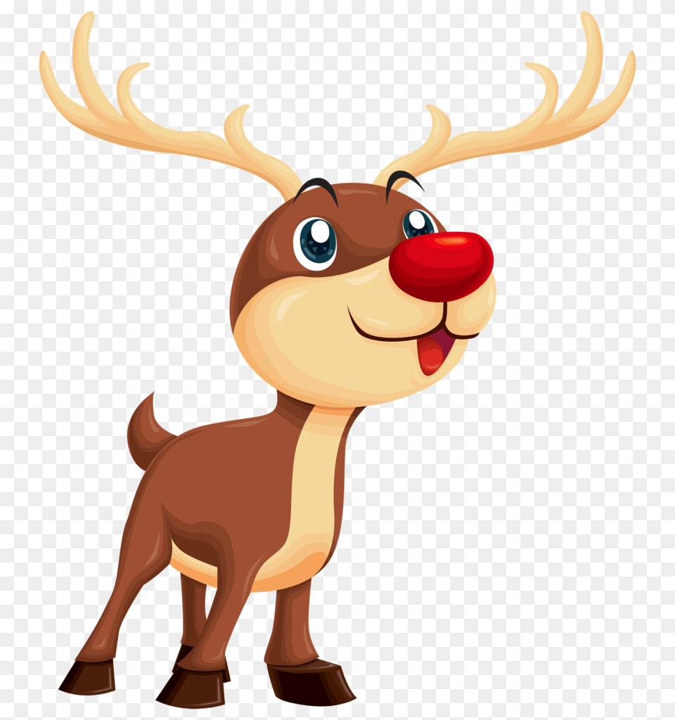 Rudolph Clipart Clip Art, Animal, Deer, Mammal, Wildlife Png Image