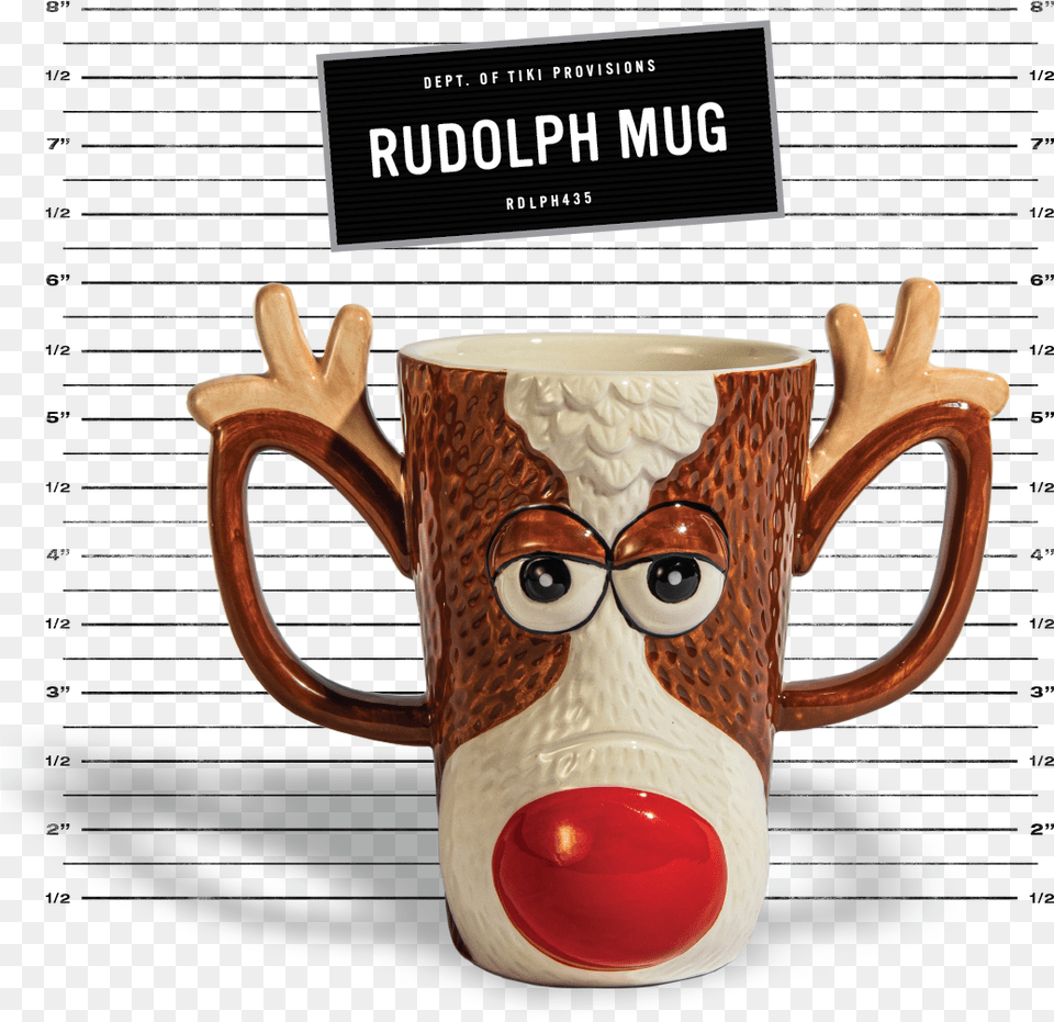 Rudolph Mug Ceramic, Cup, Beverage, Coffee, Coffee Cup Free Png Download