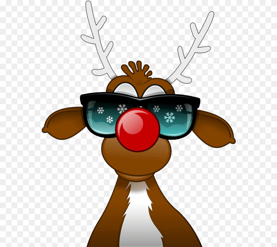Rudolph Nose Rudolph The Red Nosed Reindeer, Animal, Deer, Mammal, Wildlife Free Transparent Png