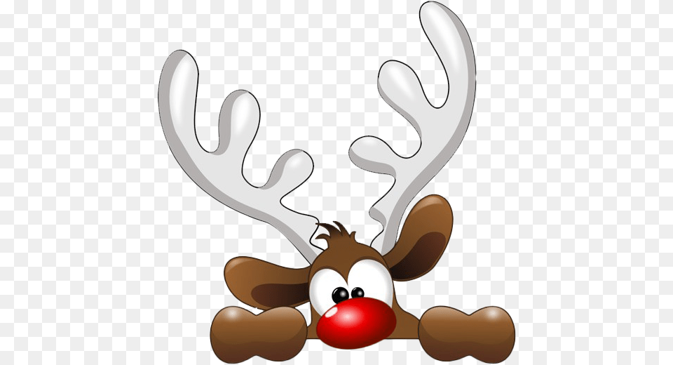 Rudolph Picture Cute Christmas Clip Art, Smoke Pipe, Antler Free Png