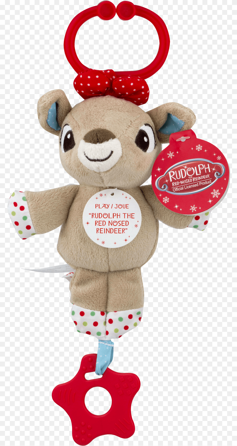 Rudolph Red Nosed Reindeer Clarice On The Go Musical Stuffed Toy, Plush, Rattle Png