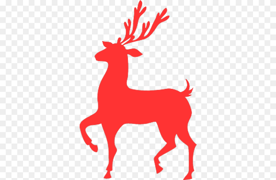 Rudolph Reindeer Santa Claus Christmas Merry Christmas Reindeer Cake Topper, Animal, Deer, Mammal, Wildlife Free Png Download