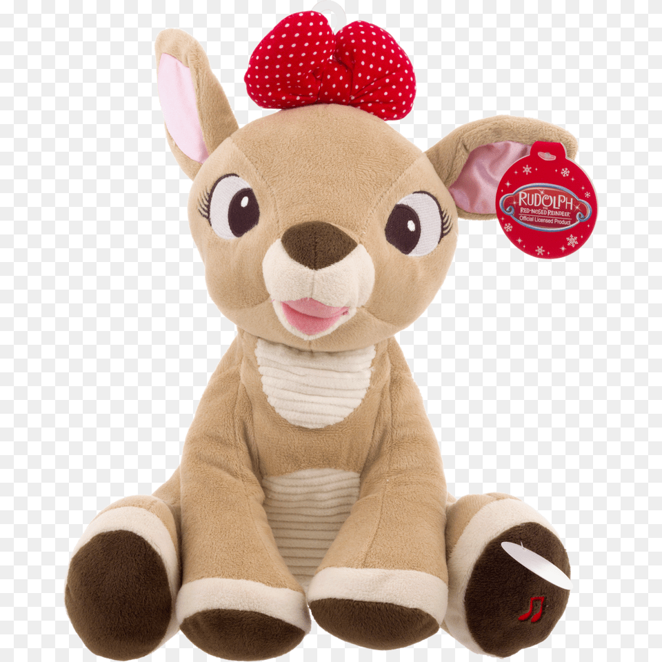 Rudolph Rudolph Rednosed Reindeer Clarice Light Up Stuffed Toy, Plush Png