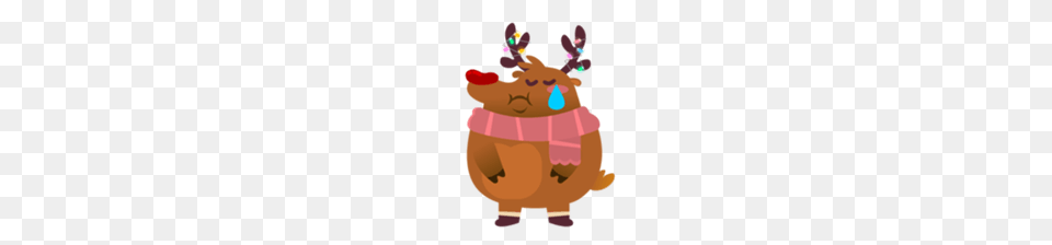 Rudolph The Fluffy Red Nose Reindeer, Cake, Cream, Cupcake, Dessert Free Png