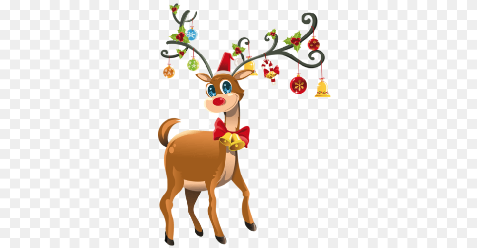 Rudolph The Red Nosed Reindeer, Animal, Deer, Mammal, Wildlife Free Png