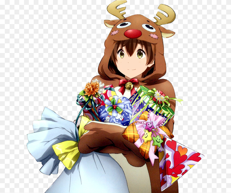 Rudolph The Red Nosed Reindeer Anime, Toy, Person, Head, Face Free Png Download