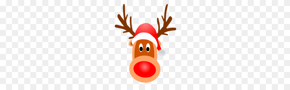 Rudolph The Red Nosed Reindeer Clipart, Baby, Person, Outdoors, Nature Free Png Download