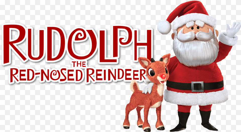 Rudolph The Red Nosed Reindeer Image Rudolph The Red Nosed Reindeer Santa Claus Movie, Plush, Toy, Elf, Baby Free Png Download