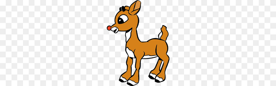 Rudolph The Red Nosed Reindeer Logo Vector, Animal, Deer, Mammal, Wildlife Free Png