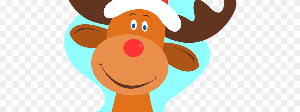 Rudolph The Red Nosed Reindeer Under Investigation Reindeer, Livestock, Animal, Cattle, Mammal Png Image