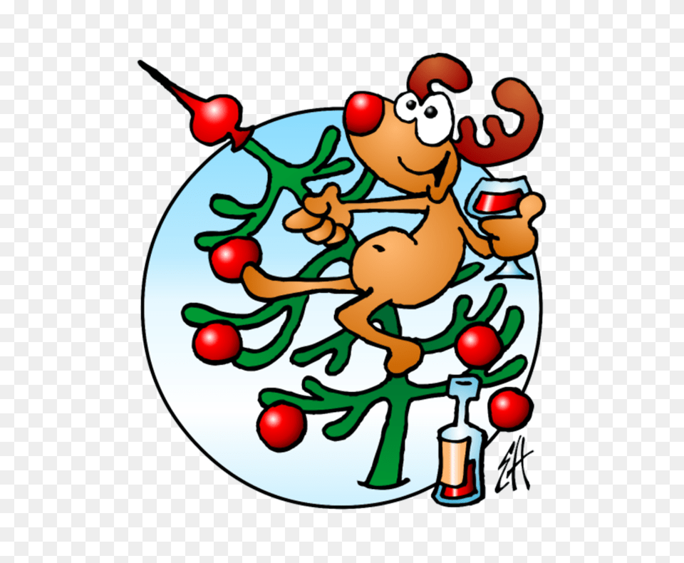 Rudolph The Red Nosed Reindeer Wine Label, Baby, Person, Face, Head Free Transparent Png