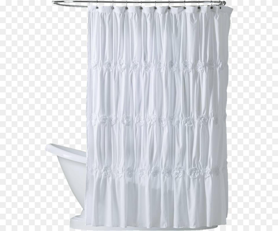 Ruffle, Curtain, Shower Curtain Png