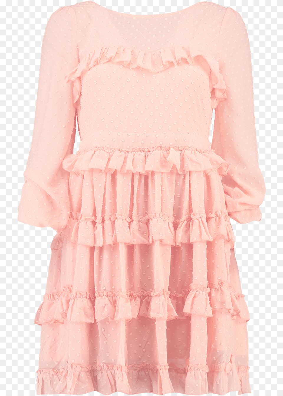 Ruffle Skirt Dress 25 Ruffle, Blouse, Clothing, Long Sleeve, Sleeve Png Image