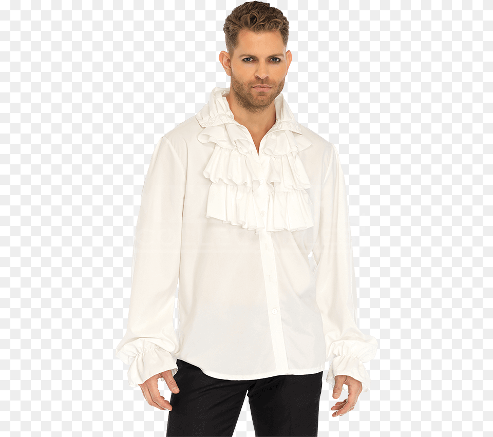 Ruffled Pirate Shirt, Blouse, Clothing, Long Sleeve, Sleeve Free Png Download