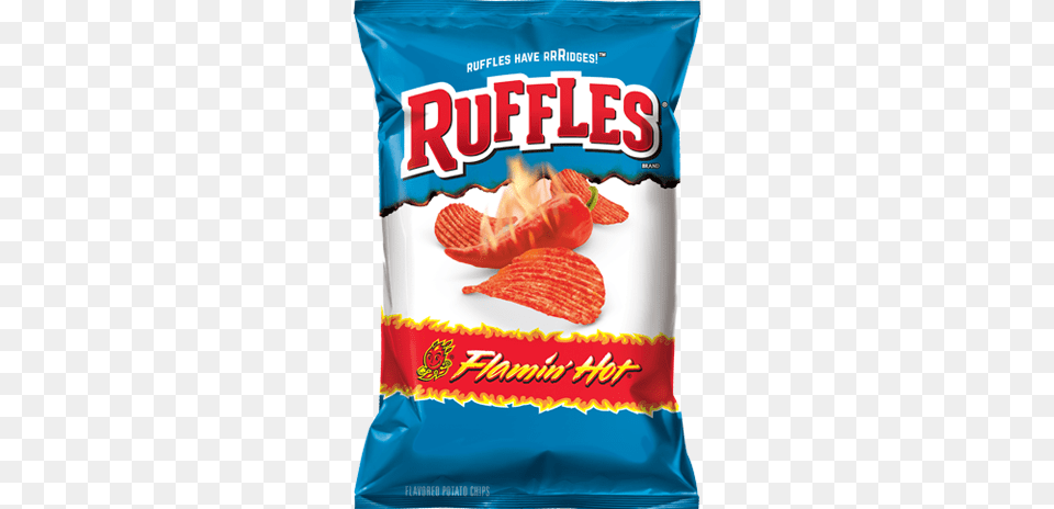 Ruffles Flamin39 Hot Flavored Potato Chips Ruffles Flamin Hot Chips, Food, Snack, Birthday Cake, Cake Free Transparent Png