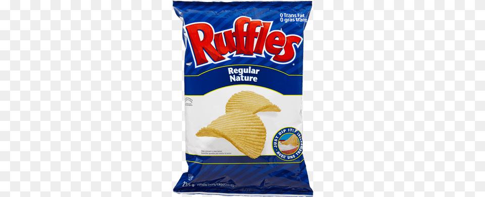 Ruffles Nature Ruffles Regular Potato Chips, Food, Snack, Bread, Ketchup Free Png